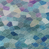Dalyn Kaleidoscope KL1 Transitional Machine Made Turquoise Rug