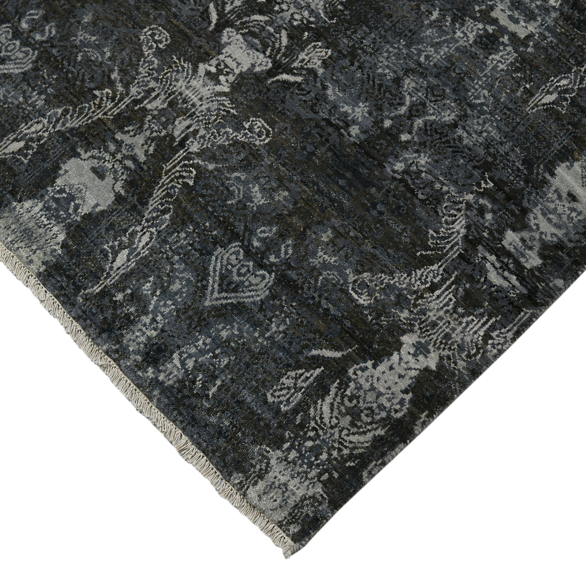 Amer Kohinoor KOH-11 Platinum area rug - corner view