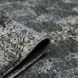 Amer Kohinoor KOH-11 Platinum area rug - rolled view