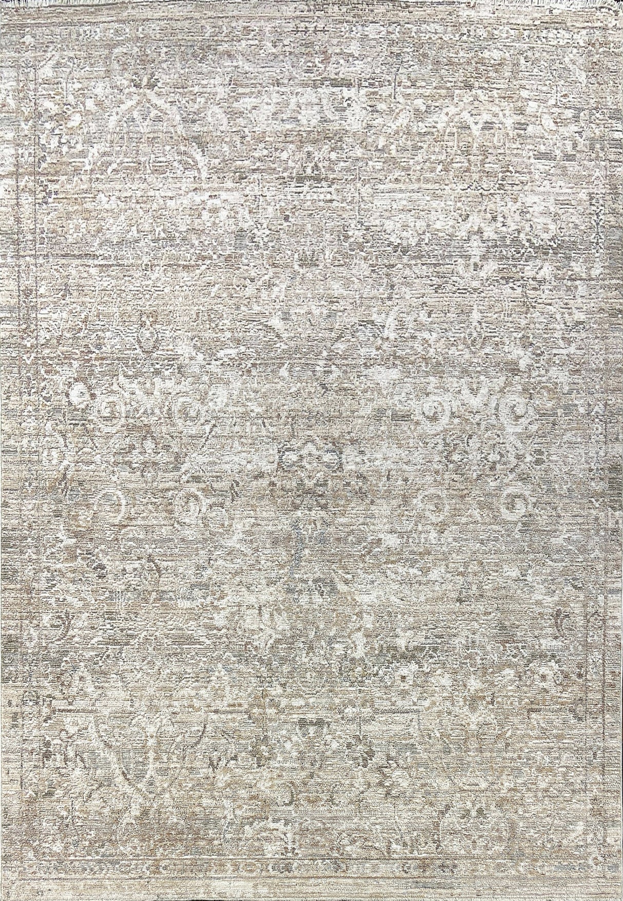 Dynamic Rugs Kyra 13704 Power Loomed Transitional Cream/Grey Rug