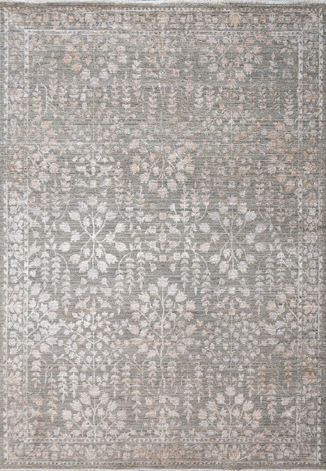 Dynamic Rugs Kyra 13705 Power Loomed Transitional Grey/Dark Grey Rug