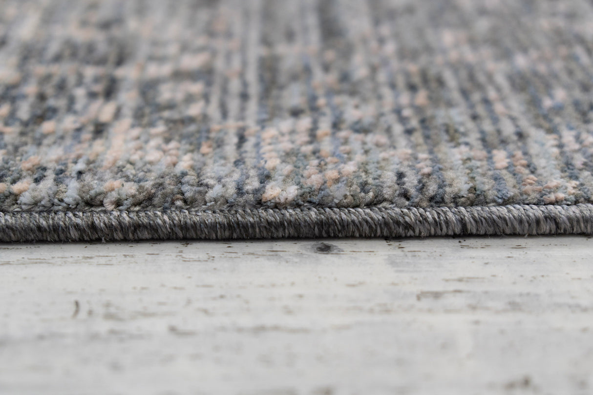 Dynamic Rugs Kyra 13707 Power Loomed Modern Grey/Navy Rug