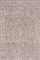 Dynamic Rugs Lara 14620 Power Loomed Traditional Brown/Grey Rug