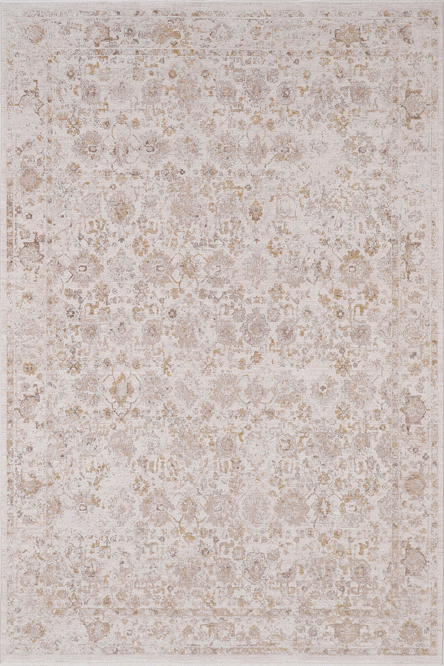 Dynamic Rugs Lara 14622 Power Loomed Traditional Beige/Cream Rug