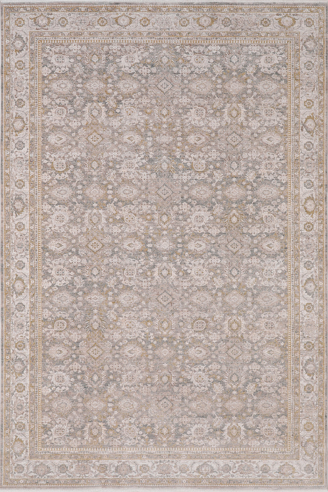 Dynamic Rugs Lara 14623 Power Loomed Traditional Beige/Grey/Cream Rug