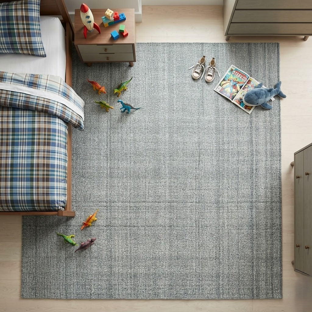 Amer Laurel LAU-6 Sea Blue area rug - lifestyle view
