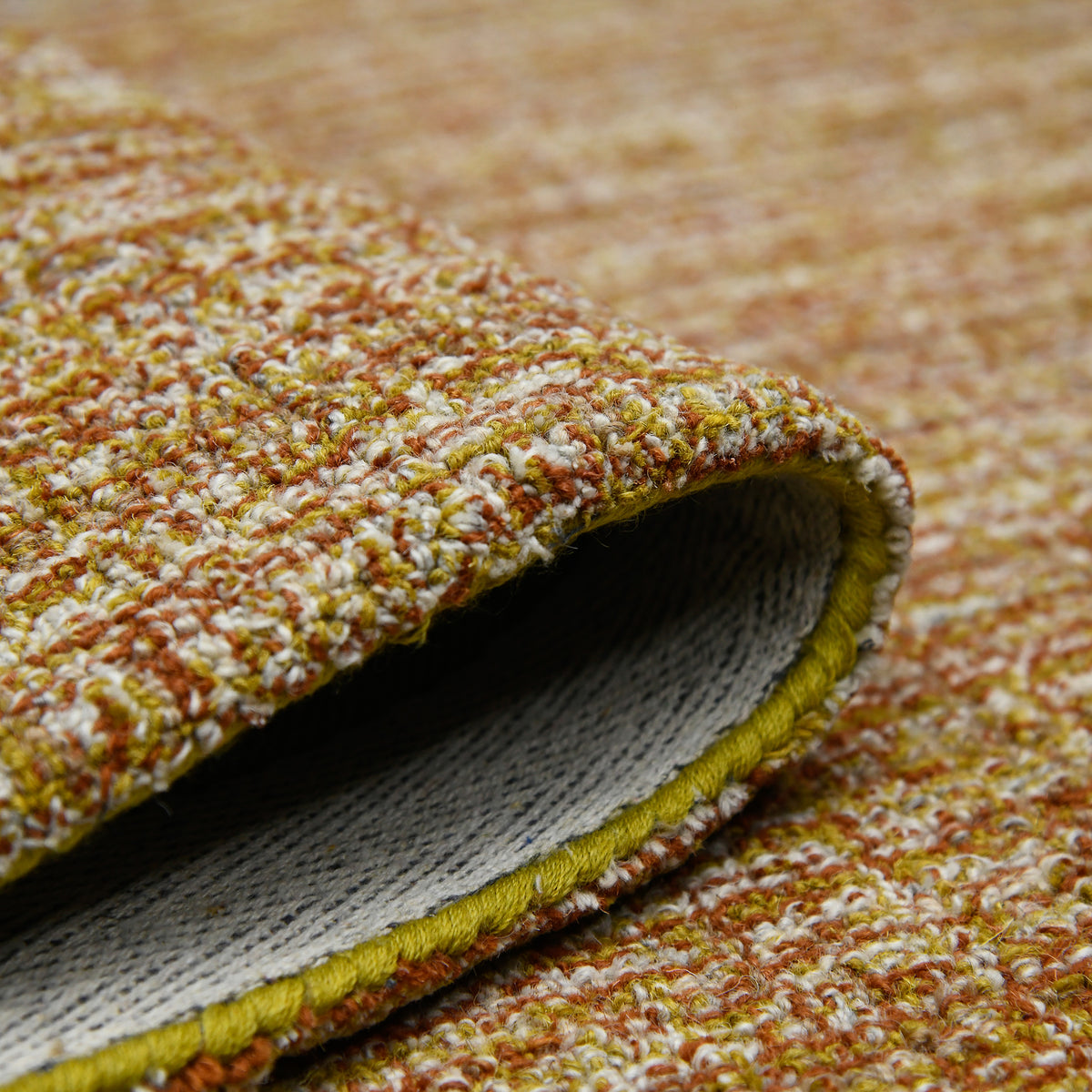 Amer Laurel LAU-11 Rust area rug - rolled view