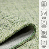 Amer Laurel LAU-21 Apple Green area rug - infographic view