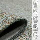 Amer Laurel LAU-22 Blue Spruce area rug - infographic view