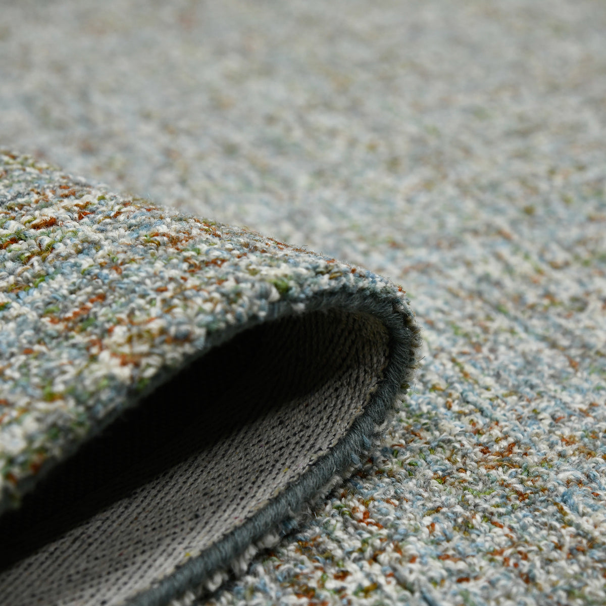 Amer Laurel LAU-22 Blue Spruce area rug - rolled view