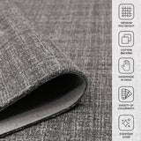 Amer Laurel LAU-5 Graphite area rug - infographic view