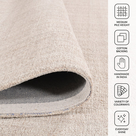 Amer Laurel LAU-7 Champagne area rug - infographic view