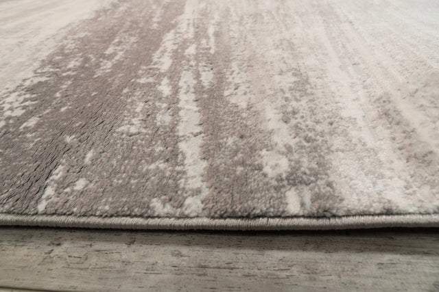 Dynamic Rugs Lazer 12675 Power Loomed Modern Grey/Dark Grey Rug