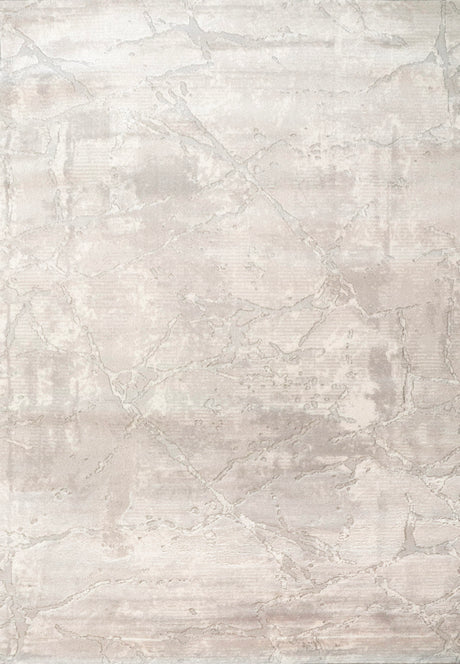 Dynamic Rugs Lazer 12676 Power Loomed Modern Light Grey Rug