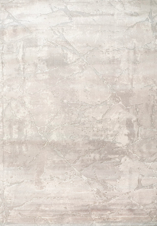 Dynamic Rugs Lazer 12676 Power Loomed Modern Light Grey Rug