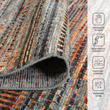 Amer Legacy LEG-15 Brick Red area rug - infographic view