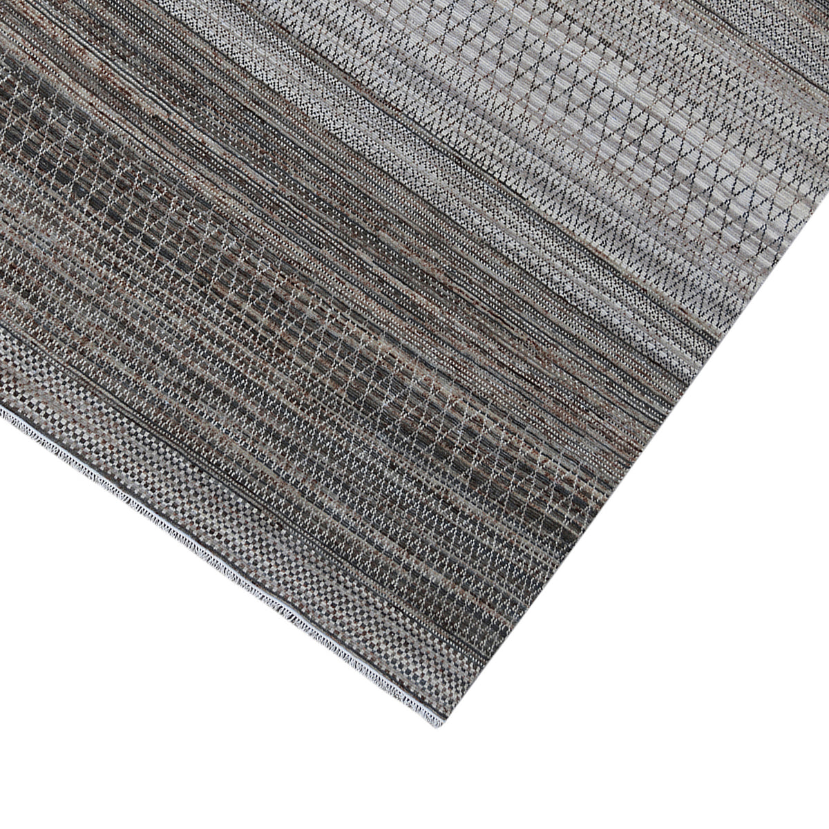 Amer Legacy LEG-2 Copper Gray area rug - corner view