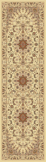 Dynamic Rugs Legacy 58000 Ivory Rugs - runner view