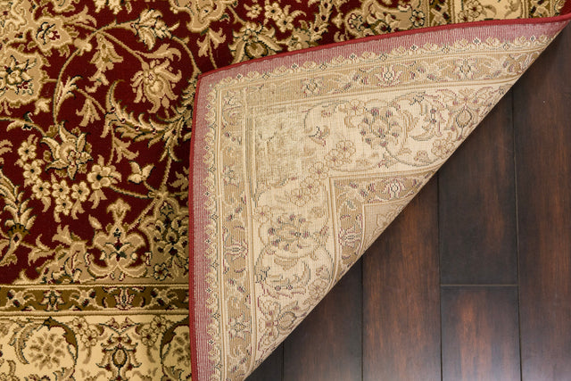Dynamic Rugs Legacy 58000 Red Rugs - corner detail