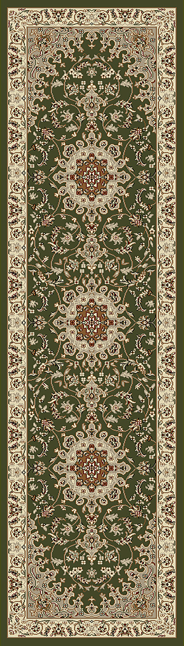 Dynamic Rugs Legacy 58000 Green Rugs - runner view