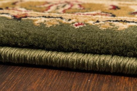 Dynamic Rugs Legacy 58000 Green Rugs - pile detail