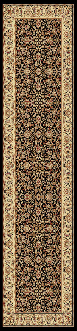 Dynamic Rugs Legacy 58004 Black Rugs - runner view
