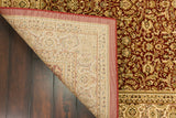Dynamic Rugs Legacy 58004 Red Rugs - corner detail