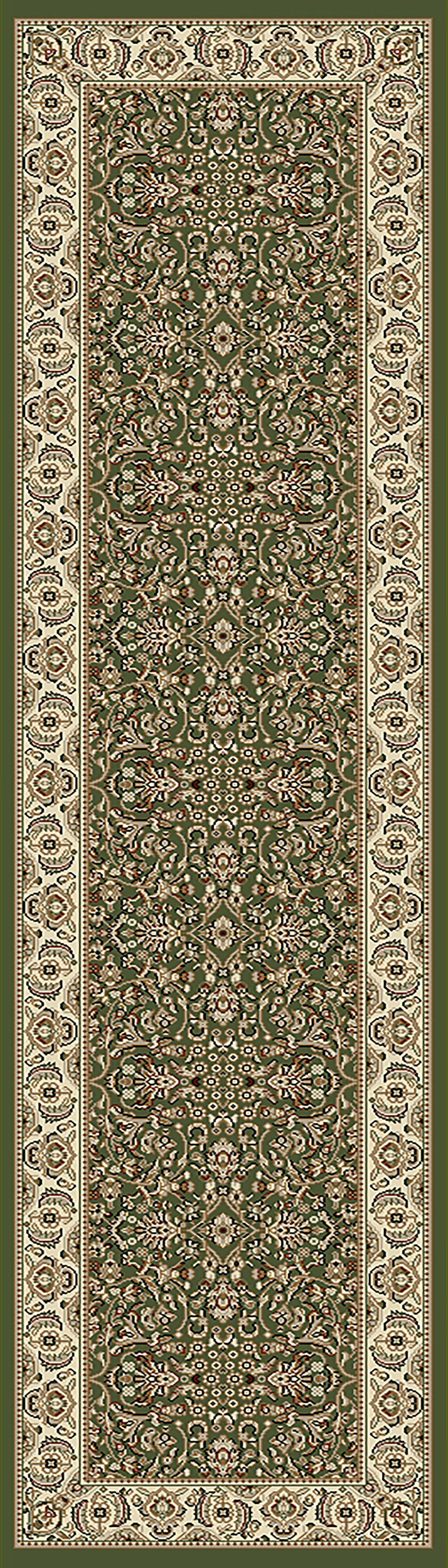 Dynamic Rugs Legacy 58004 Green Rugs - runner view