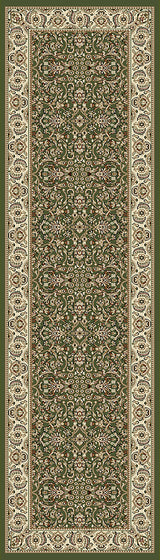 Dynamic Rugs Legacy 58004 Green Rugs - runner view