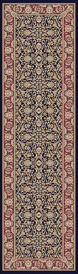 Dynamic Rugs Legacy 58004 Navy Rugs - runner view