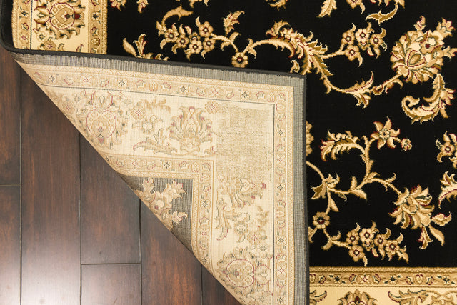 Dynamic Rugs Legacy 58017 Black Rugs - corner detail
