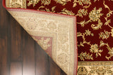 Dynamic Rugs Legacy 58017 Red Rugs - corner detail