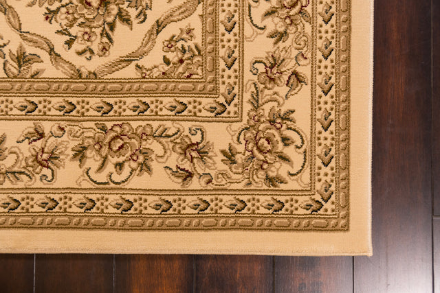 Dynamic Rugs Legacy 58018 Ivory Rugs - corner detail