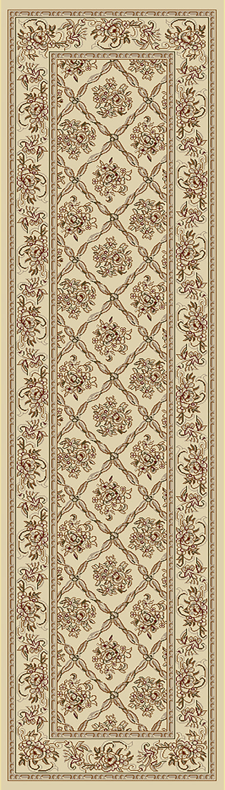 Dynamic Rugs Legacy 58018 Ivory Rugs - runner view