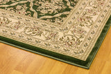 Dynamic Rugs Legacy 58018 Green Rugs - corner detail