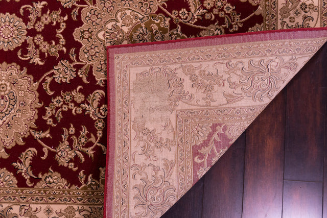 Dynamic Rugs Legacy 58019 Red Rugs - corner detail
