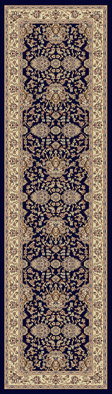 Dynamic Rugs Legacy 58019 Navy Rugs - runner view