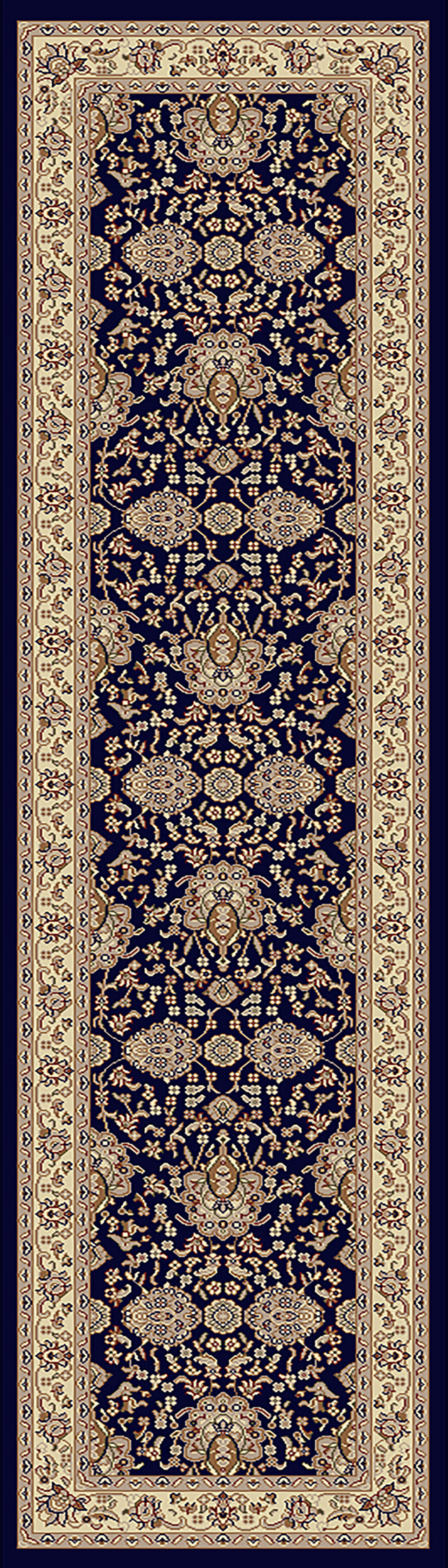 Dynamic Rugs Legacy 58019 Navy Rugs - runner view