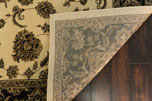 Dynamic Rugs Legacy 58020 Cream / Brown Rugs - corner detail
