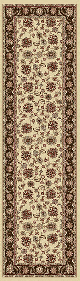 Dynamic Rugs Legacy 58020 Cream / Brown Rugs - runner view