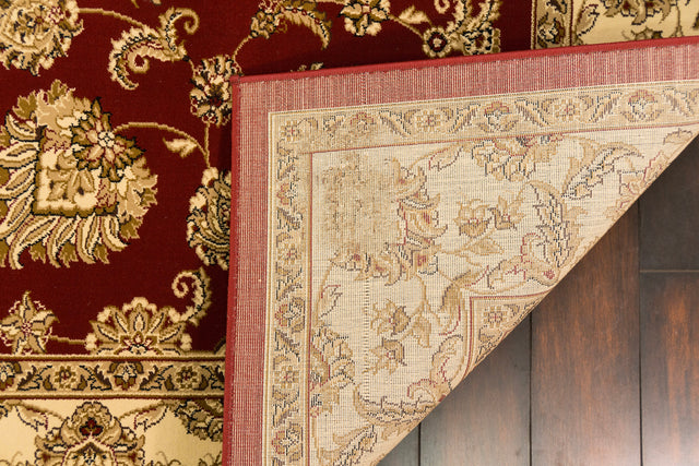Dynamic Rugs Legacy 58020 Red Rugs - corner detail