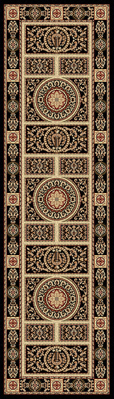 Dynamic Rugs Legacy 58021 Black Rugs - runner view