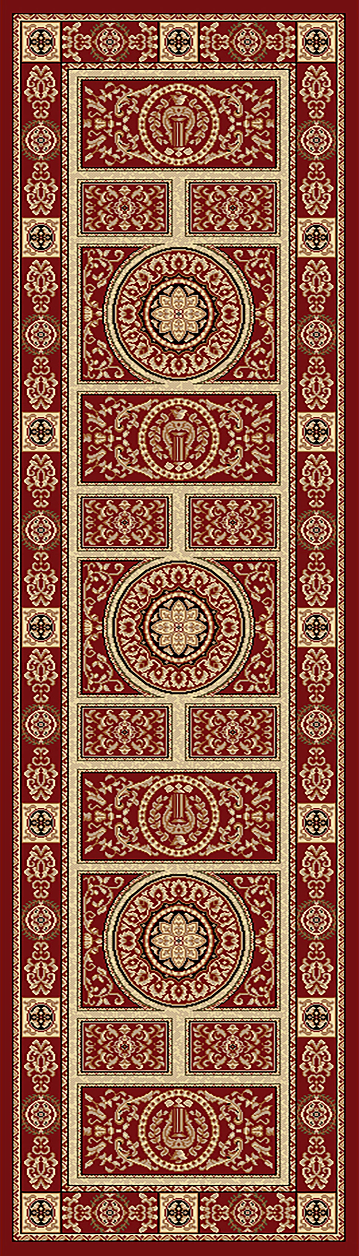 Dynamic Rugs Legacy 58021 Red Rugs - runner view