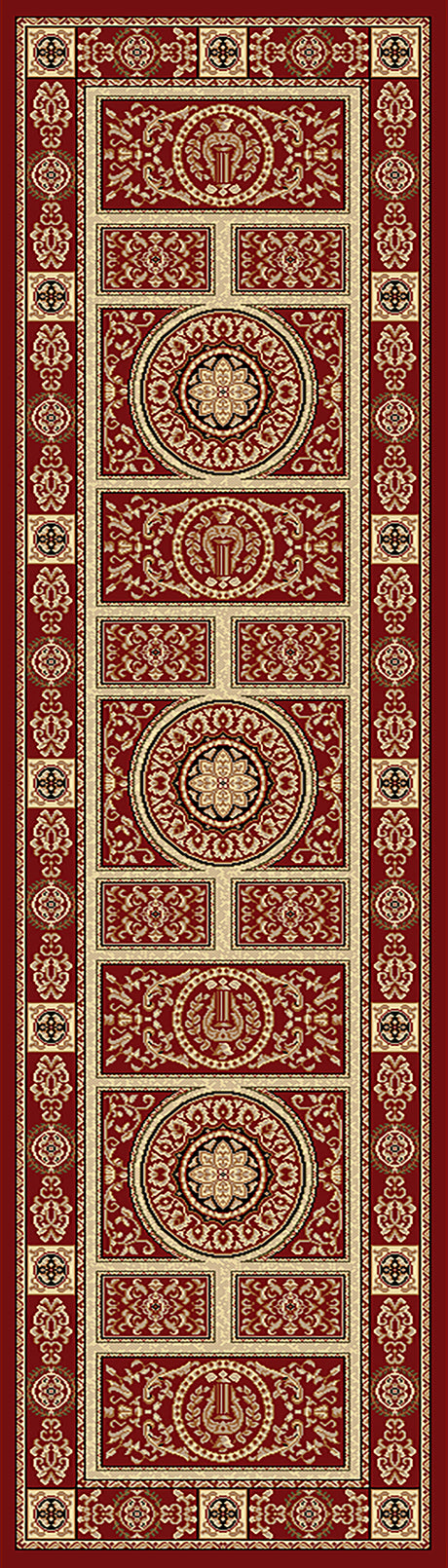 Dynamic Rugs Legacy 58021 Red Rugs - runner view