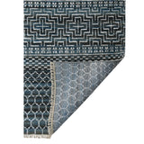 Amer Legacy LEG(V)-25 Ocean Blue area rug - back view