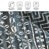 Amer Legacy LEG(V)-25 Ocean Blue area rug - infographic view
