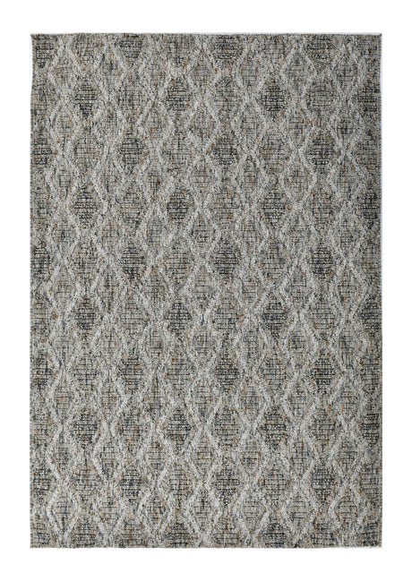 Dynamic Rugs Leon 13605 Power Loomed Modern Grey/Beige Rug