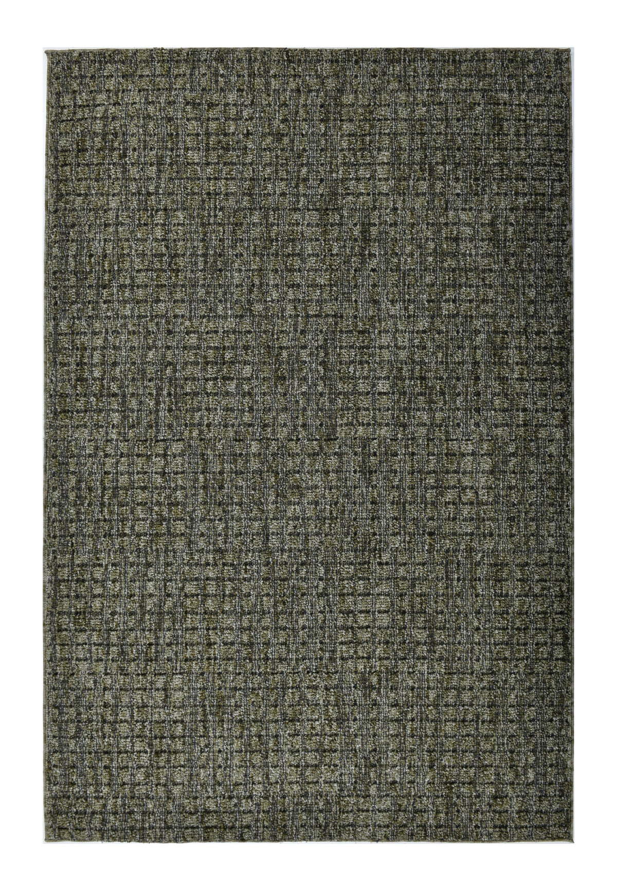 Dynamic Rugs Leon 13611 Power Loomed Modern Dark Green Rug