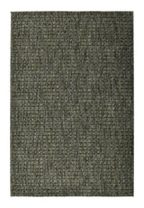 Dynamic Rugs Leon 13611 Power Loomed Modern Dark Green Rug