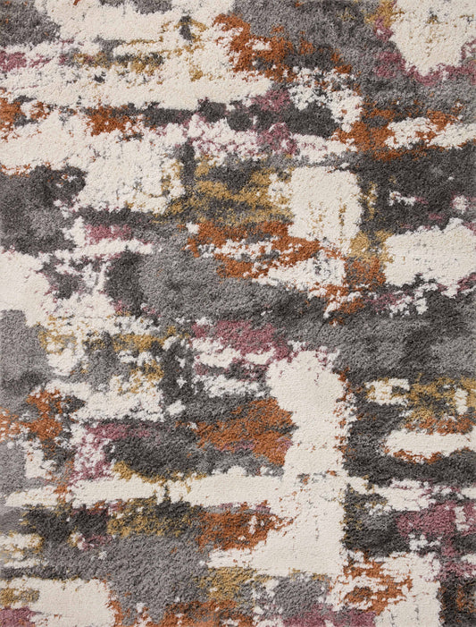 Loloi Levitt Shag Lev-04 Grey/Multi Area Rug